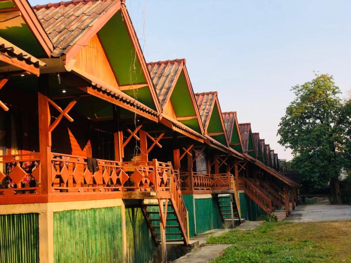 Bungalows Le Jardin Organique Ban Khouaphan Exterior foto