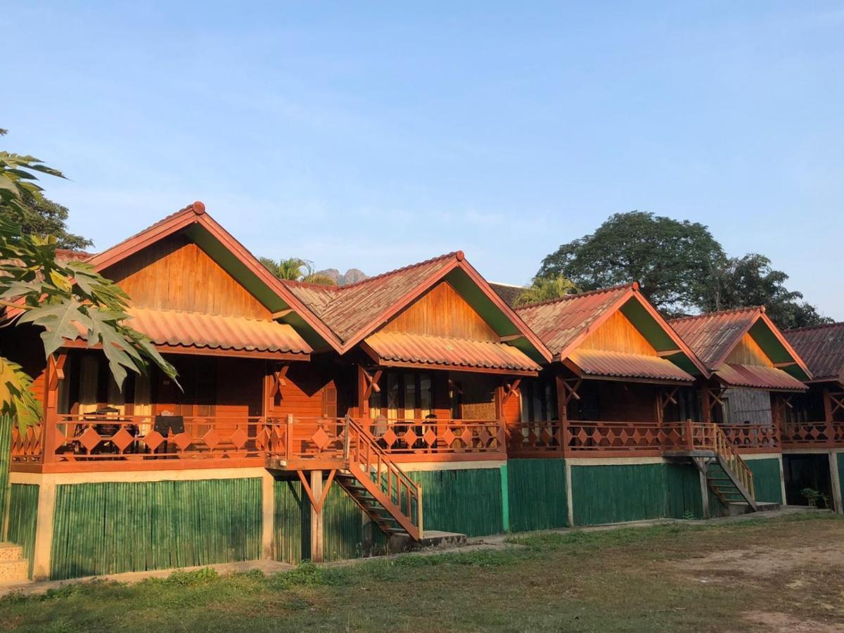 Bungalows Le Jardin Organique Ban Khouaphan Exterior foto