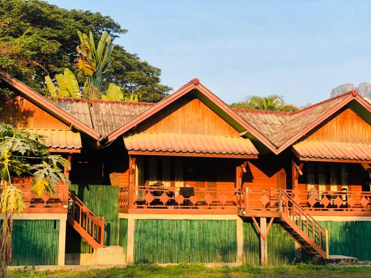 Bungalows Le Jardin Organique Ban Khouaphan Exterior foto