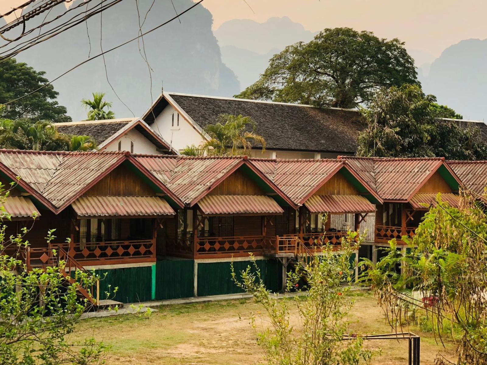 Bungalows Le Jardin Organique Ban Khouaphan Exterior foto